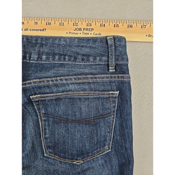 GAP 1969 Jeans Women's 31x32 Perfect Bootcut Stretch Dark Wash Denim - Picture 7 of 8